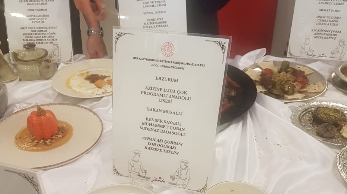Okulumuz MEB' in düzenlemiş olduğu  Gastronomi ve Yemek Yarışmasında Türkiye Genelinde 7. Oldu.